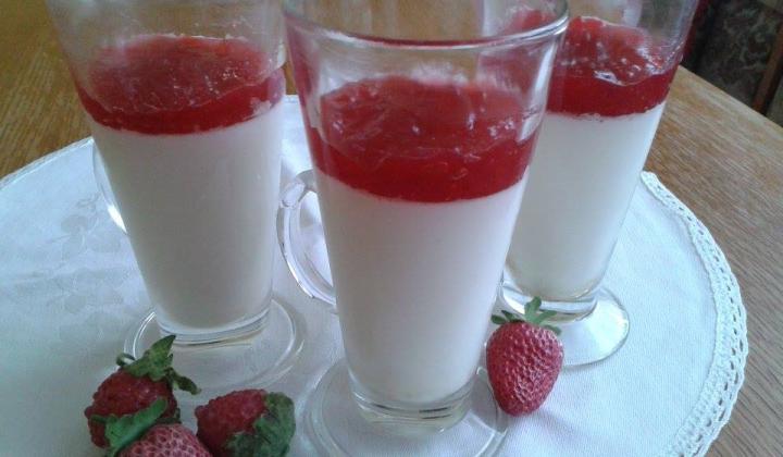 Jak udělat jahodovou Panna cottu