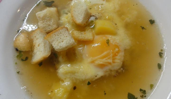 Jak uvařit česnečku s vejcem a sýrem | recept Jak uvařit česnečku s vejcem a sýrem | recept