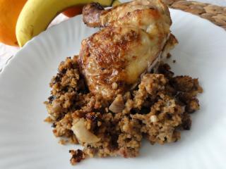 Jak upéct kuře s jáhlovou nádivkou | recept na nadívané kuře