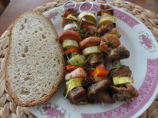Jak udělat vepřové špízy v troubě | recept Jak udělat vepřové špízy v troubě | recept