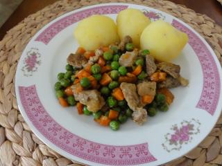 Jak uvařit mrkev s hráškem a vepřovým masem | recept Jak uvařit mrkev s hráškem a vepřovým masem | recept